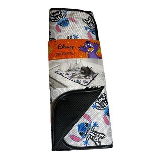 Disney‎ Lilo & Stitch Dish Drying Mat Stitch In Halloween Costume Skeleton